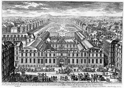 Das Palais-Royal, Paris, ca. 1680 von Adam Perelle